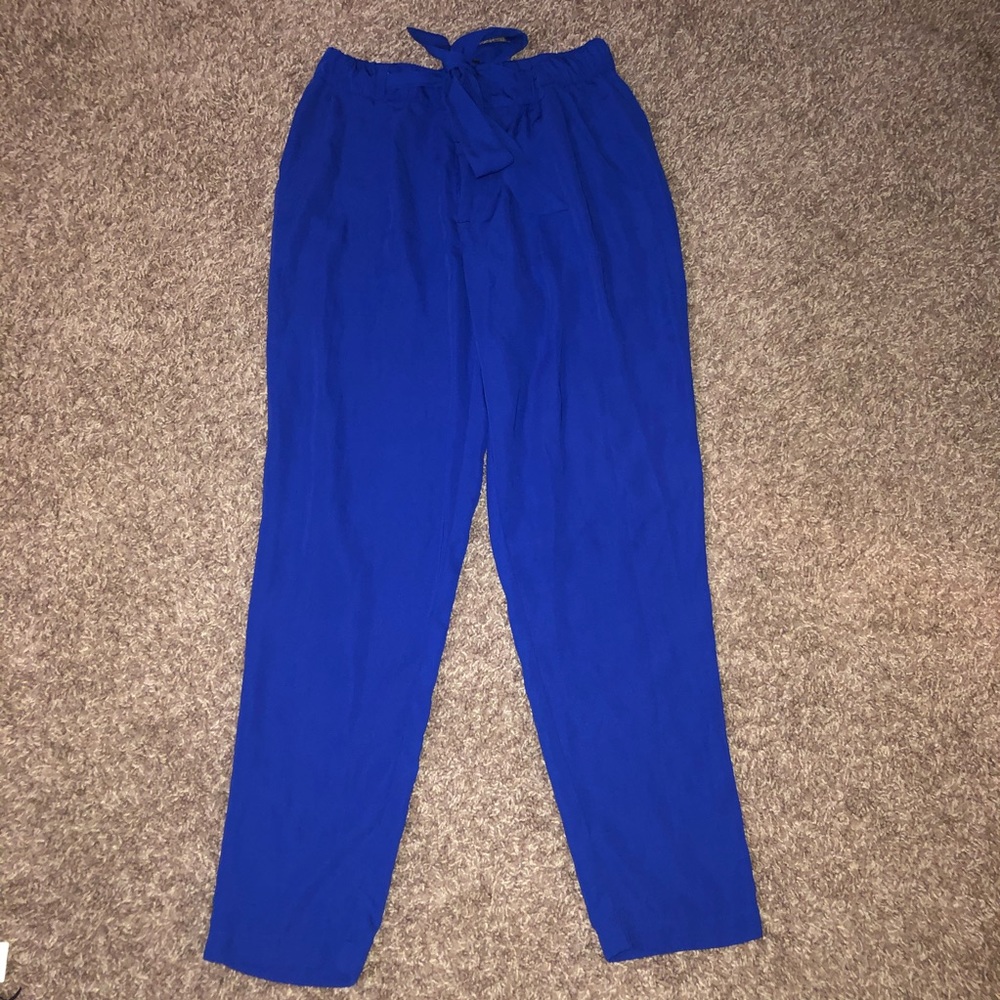 Blue dress pants